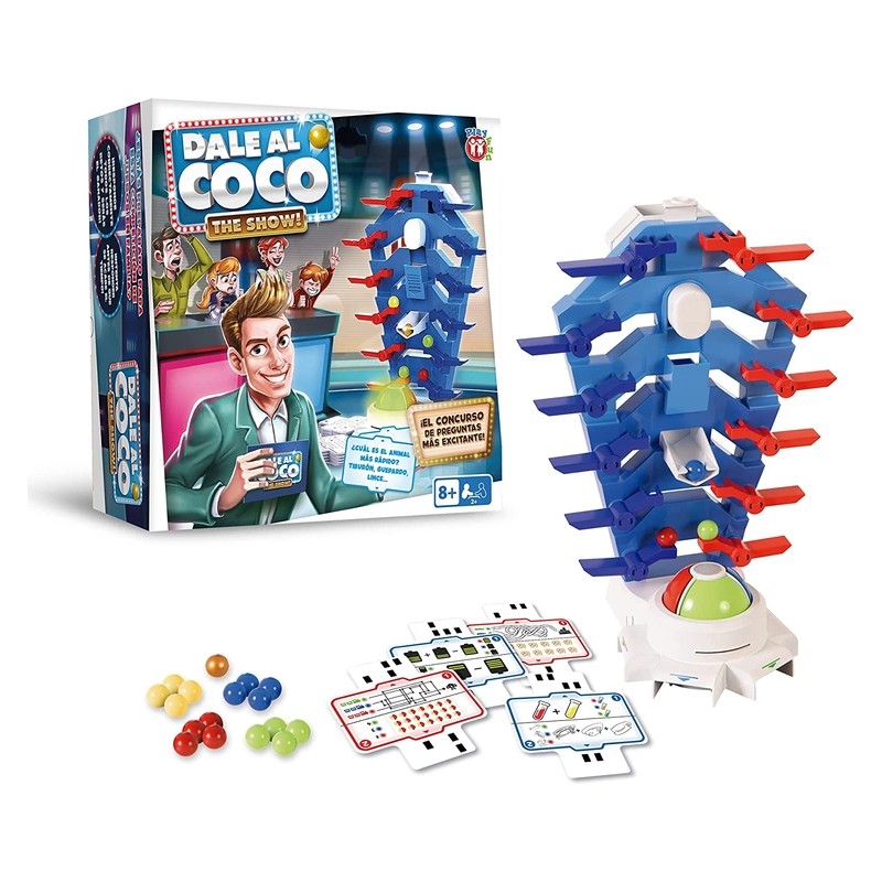 Juego de mesas Dale al Coco ¡Show! estrategia de cartas 88214