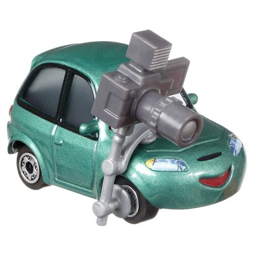 Cars Dash Boardman personaje de Disney Pixar 1/55 carrocería de metal
