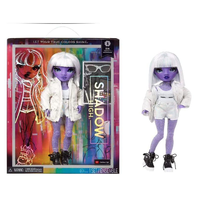 Muñeca Dia Mante con outfit blanco y accesorios de Shadow High 583066