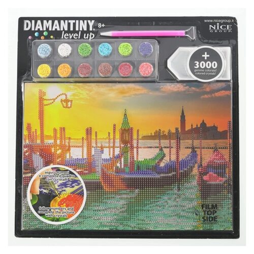 Kit de perlitas de arte Diamantiny Level Up mosaico ciudad de Venecia