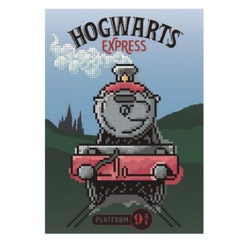 Kit manualidades Diamond Dotz de Harry Potter modelo Hogwarts Express