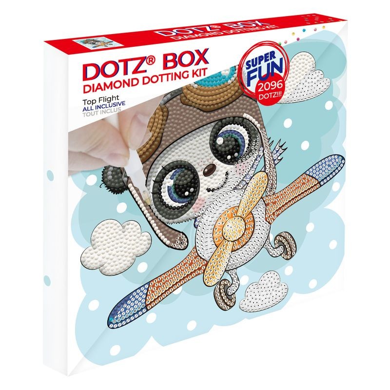 Kit de manualidades Diamond Dotz modelo 'Top Flight' de 2096 piezas