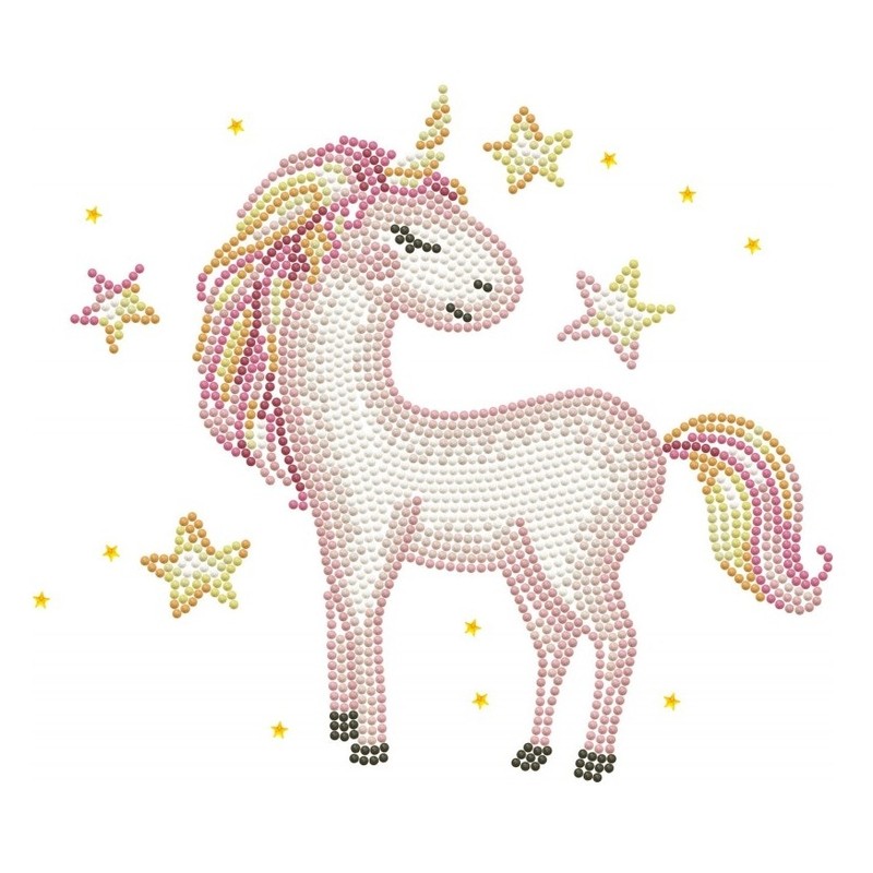 Kit de manualidades Diamond Dotz modelo unicornio 'Be Unique'
