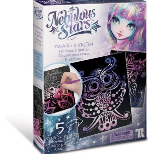 Kit de manualidades con dibujos para rascar de Nebulous Stars