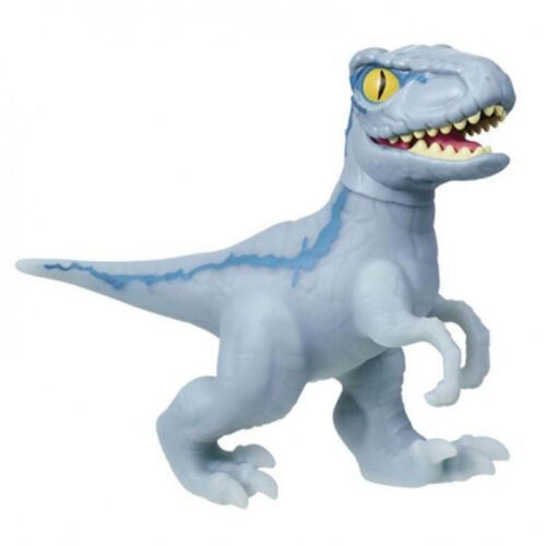 Figura estirable Blue dino velociraptor de Goo Jit Zu Jurassic World