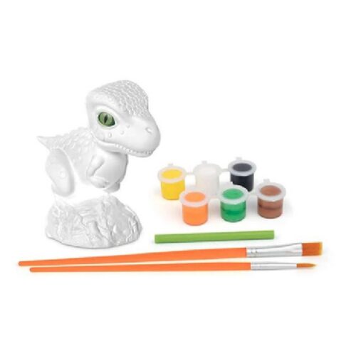 Kit creativo pinta la figura de dinosaurio T Rex con pintura DinosArt