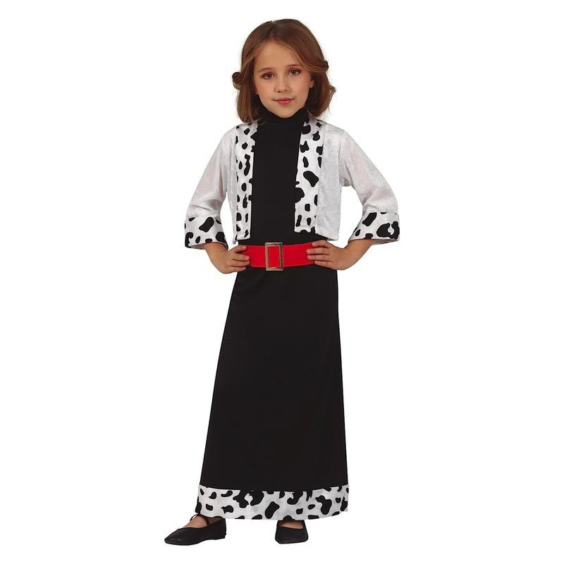 Disfraz infantil de villana cruel talla 5 y 6 años de Guirca 77060