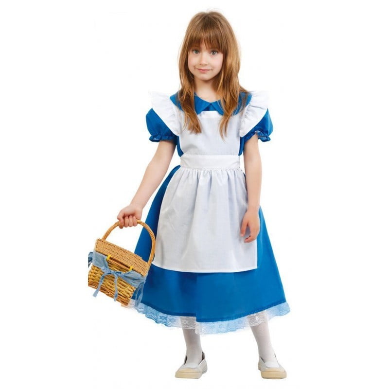 Disfraz de Alicia con vestido Azul, T. 10-12 años - Guirca 81673