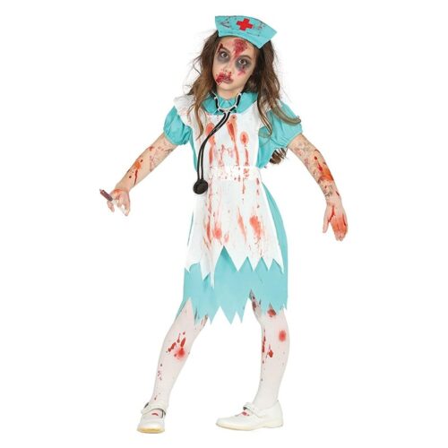 Disfraz modelo Enfermera zombie talla 7-9 años