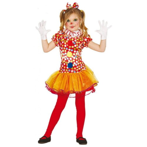 Disfraz Infantil Payasita Talla 5 a 6 Años Guirca 83396