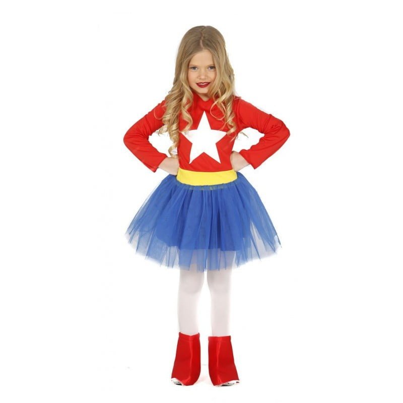 Disfraz Niña Supergirl T.5/6 años - Guirca 83213