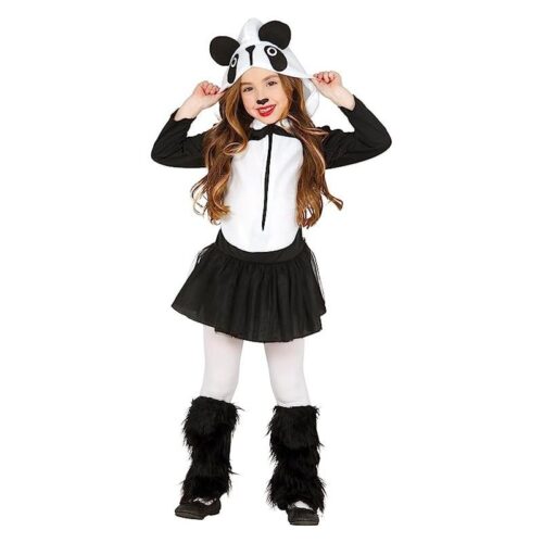 Disfraz de osita panda para niñas talla 3 y 4 años de Guirca 83248