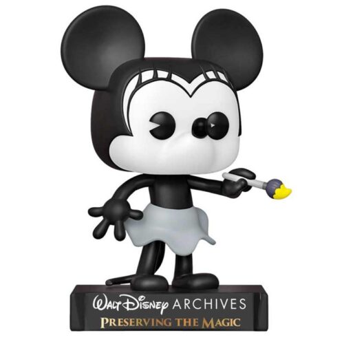 Funko POP! Disney Minnie Mouse Plane Crazy 1928 con pincel en la mano