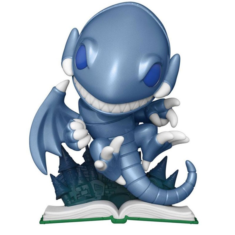 Funko POP Anime 1062 Dragon Toon de Ojos Azules de Yu Gi Oh con peana