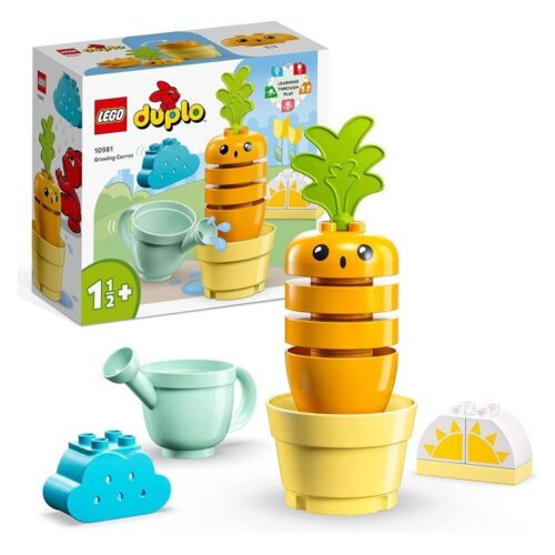 Lego Duplo 10981 Planta de zanahoria con bloques apilables de colores