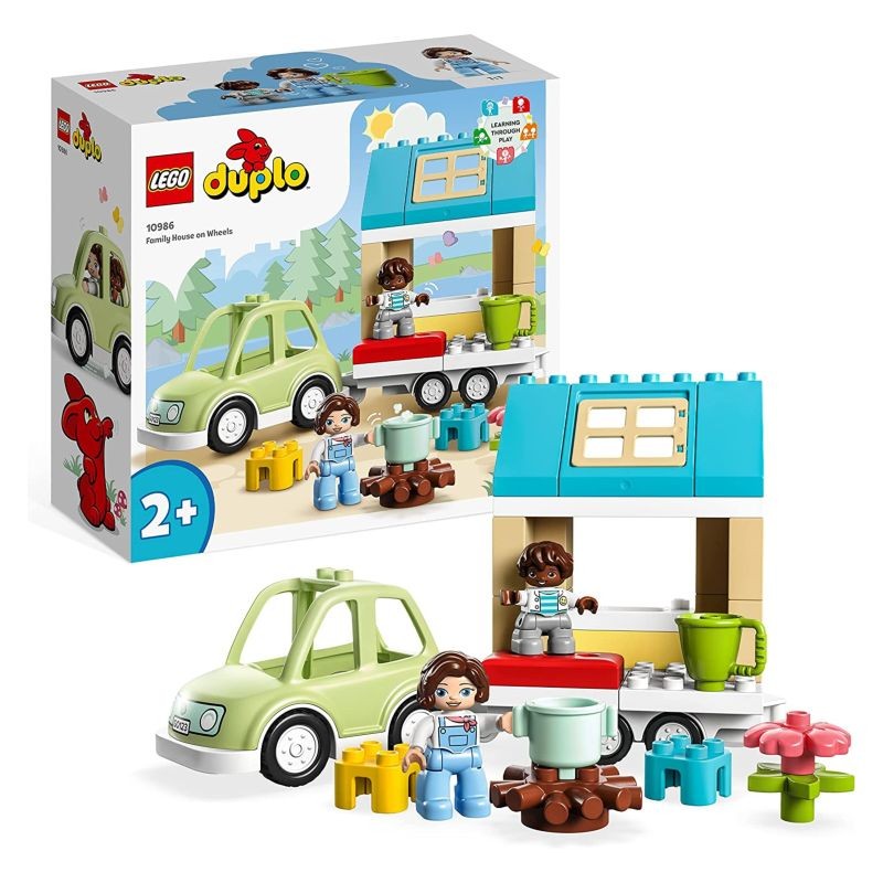 Lego Duplo 10986 Casa familiar sobre ruedas con vehículo y 31 piezas