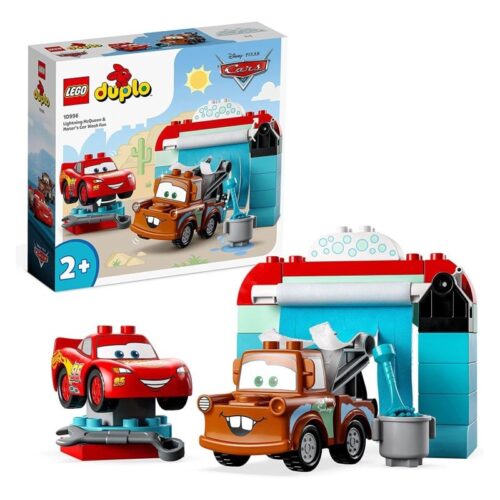 Lego Duplo 10996 Autolavado de película Cars con Mater y Rayo Mcqueen