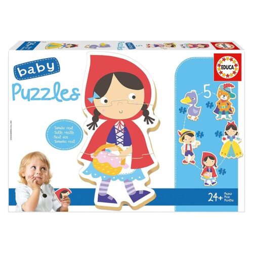 Set puzzles Educa Baby Érase una vez con varios niveles de dificultad