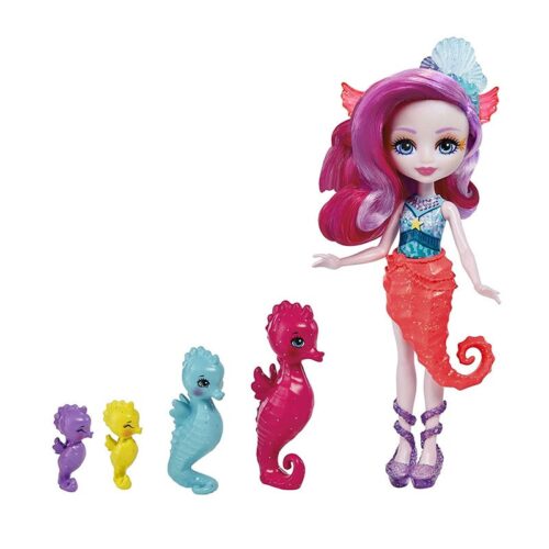 Enchantimals Royal Ocean muñeca Sedda Seahorse y caballitos de mar
