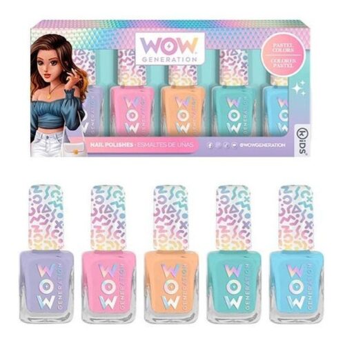 Pack de esmaltes de uñas color pastel de Wow Generation