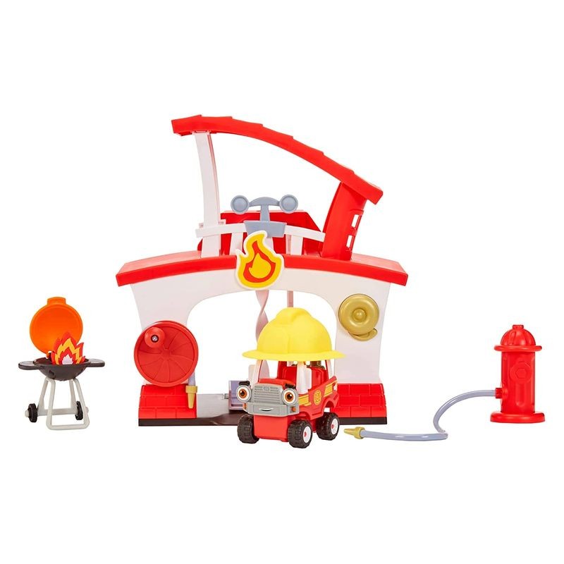 Estacíon de bomberos Cozy Coupe Little Tikes con camión y accesorios