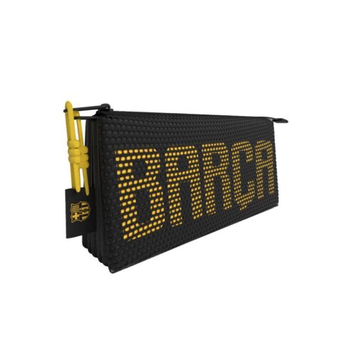 Estuche portatodo del FC Barcelona oficial con 3 compartimentos