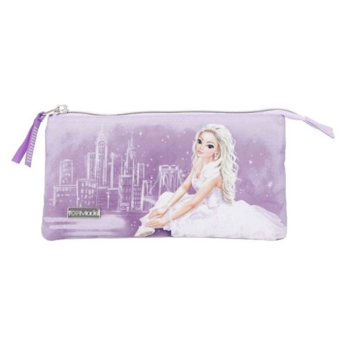 Estuche triple portatodo con estampado de Top Model Ballet 12254