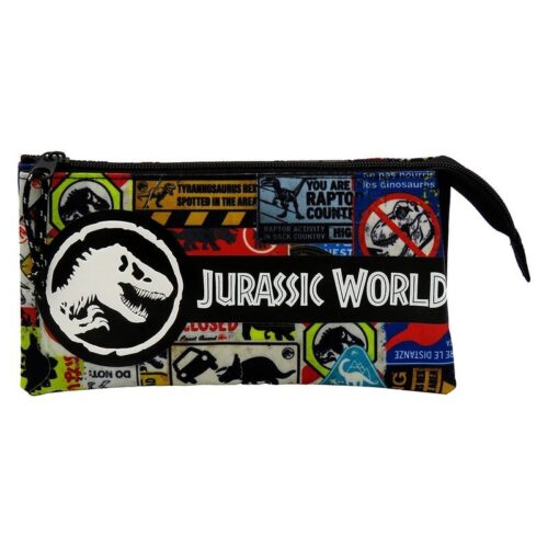 Portatodo con 3 compartimentos modelo Danger de Jurassic World PT93JW