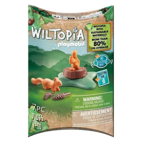 Playmobil Wiltopia 71065 ardillas con troncos y carta coleccionable