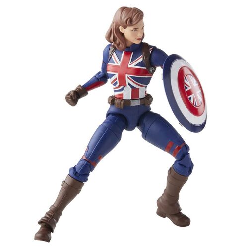 Figura Capitana Carter de Marvel Legends What If de 15 cm articulada