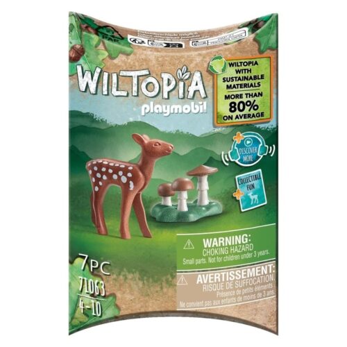 Playmobil Wiltopia figura cervatillo y carta coleccionable 71063