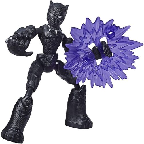 Figura de acción de Black Phanter Marvel Bend and Flex 15 cm de Hasbro