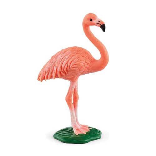 Figura de Flamenco Rosa de la Colección Schleich Wild Life 14849