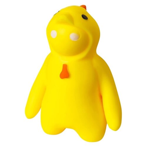 Figura de luchador Gang Beasts con brazos extensibles color amarillo