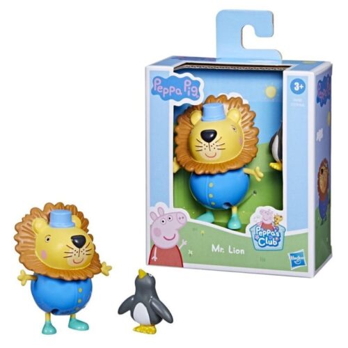 Figura Peppa Pig personaje Mr. Lion de las aventuras de Peppa