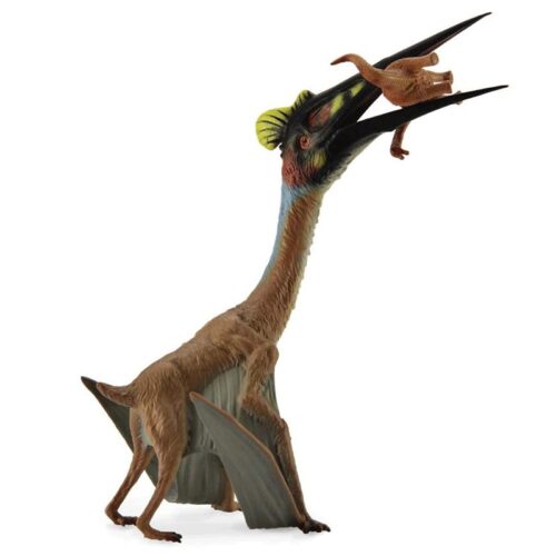 Figura de dinosaurio Quetzalcoatlus con presa de colección de Collecta
