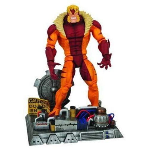 Figura Dientes de Sable Marvel Select articulada con 18 cm de altura