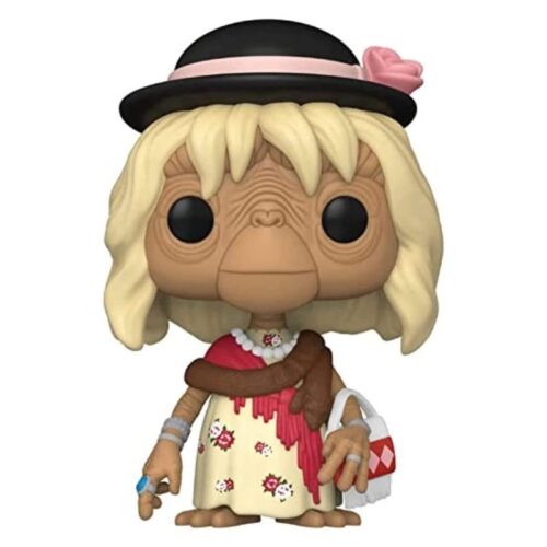 Funko POP Movies 1253 ET con disfraz de abuela sombrero y bolso