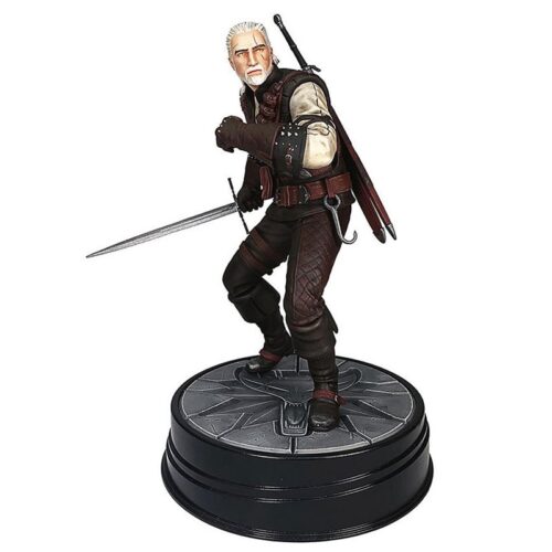 Figura Geralt de Rivia The Witcher con armadura manticora de 25 cm