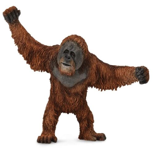 Figura de Orangutan salvaje para colección de la línea Collecta