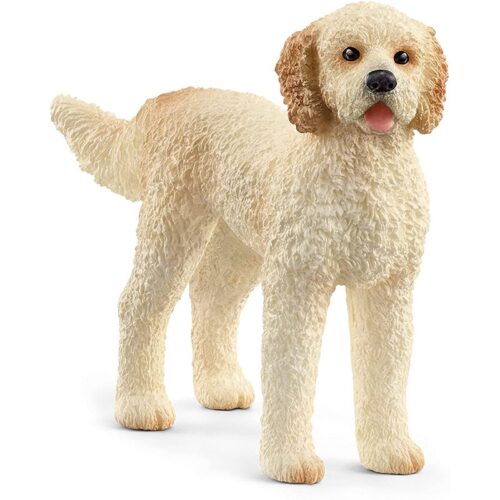 Figura Perro Goldendoodle de Schleich de la linea Farm World 13939