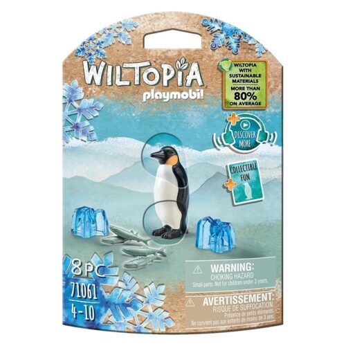 Playmobil Wiltopia 71061 pingüino en la nieve con carta coleccionable