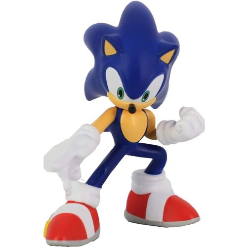 Figura de Sonic el erizo oficial de plástico de 8 cm color azul