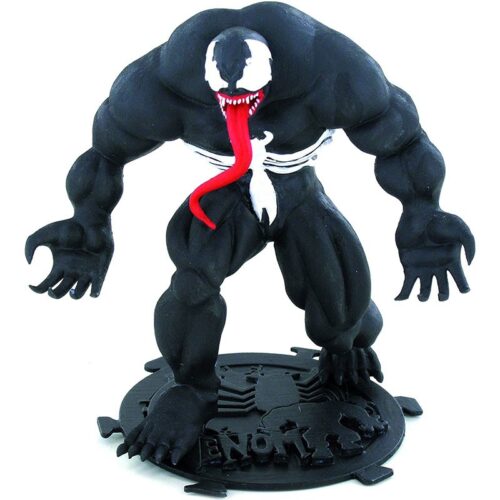 Figura de Venom musculoso con lengua fuera y peana de Comansi