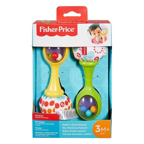 Fisher Price Maracas Musicales Sonajero Juguete para Bebés de Mattel