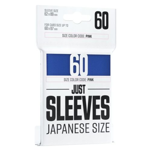 Fundas Just Sleeves de 62×89 cm con 60 unidades color azul