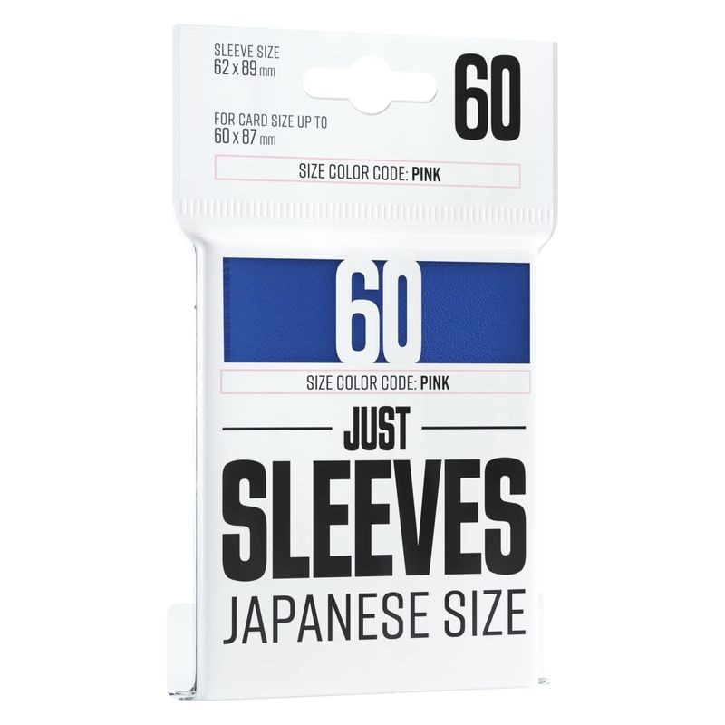 Fundas Just Sleeves de 62x89 cm con 60 unidades color azul