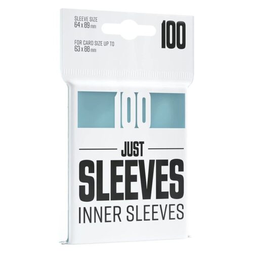 Fundas Just Sleeves de 64×89 cm con 100 unidades color gris