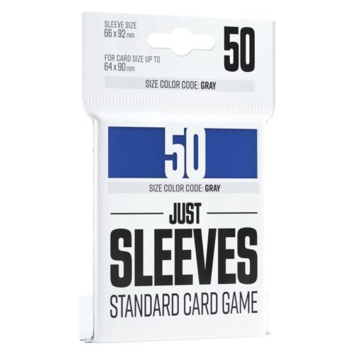 Fundas Just Sleeves de 66×92 cm con 50 unidades color azul