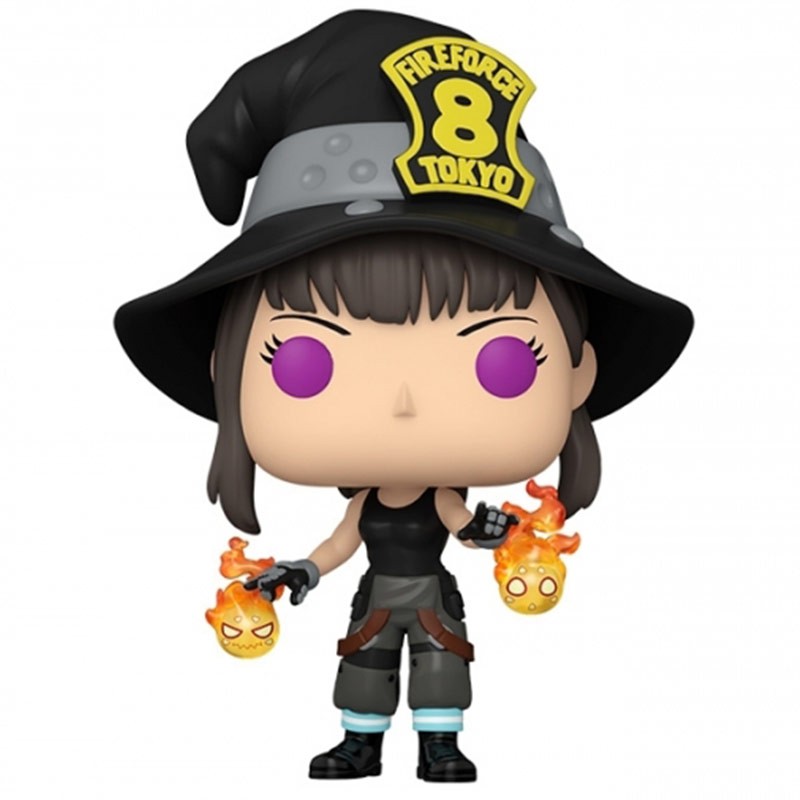 Funko POP! Animation 980 Maki con bolas de fuego de Fire Force